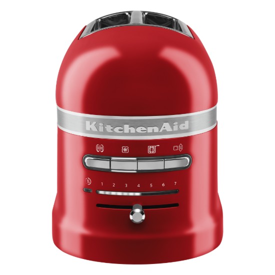 Prajitor de paine 2 sloturi Artisan 1250W, Candy Apple - KitchenAid