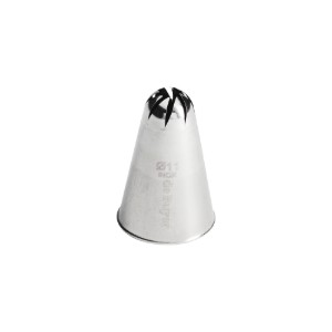 Duza decorat trandafir, 8 dinti, 11 mm - de Buyer