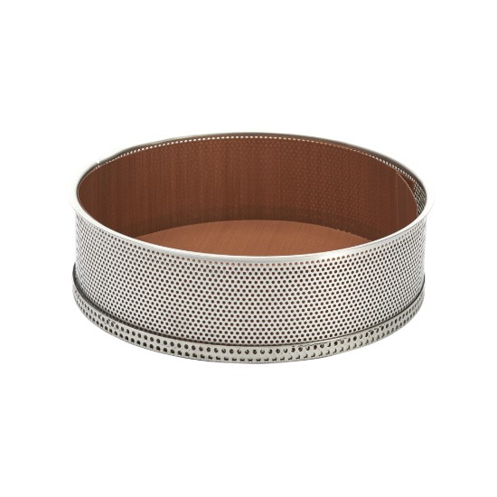 Forma de copt perforata, cu hartie de copt inclusa, 24 cm, inox - de Buyer