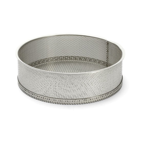 Forma de copt perforata, cu hartie de copt inclusa, 24 cm, inox - de Buyer