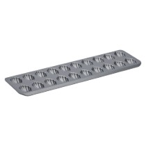Tava pentru mini-madlene, 20 compartimente, 40 x 12 cm, otel - de Buyer