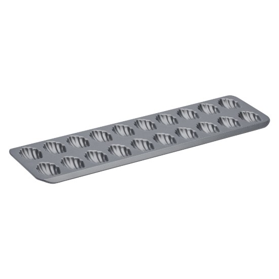 Tava pentru mini-madlene, 20 compartimente, 40 x 12 cm, otel - de Buyer