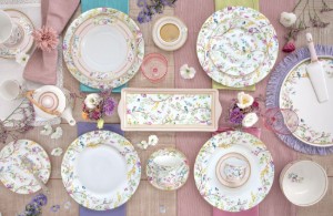 Farfurie, portelan, 19cm, "Birds Melody" - Nuova R2S