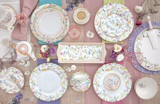 Farfurie, portelan, 19cm, "Birds Melody" - Nuova R2S