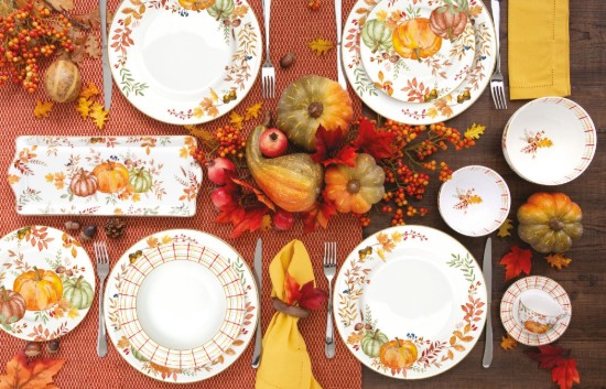 Set manusa bucatarie si 2 suporturi vase "Harvest - Easy Life