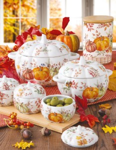 Set 3 boluri aperitive, cu tava din bambus, "Harvest" - Nuova R2S