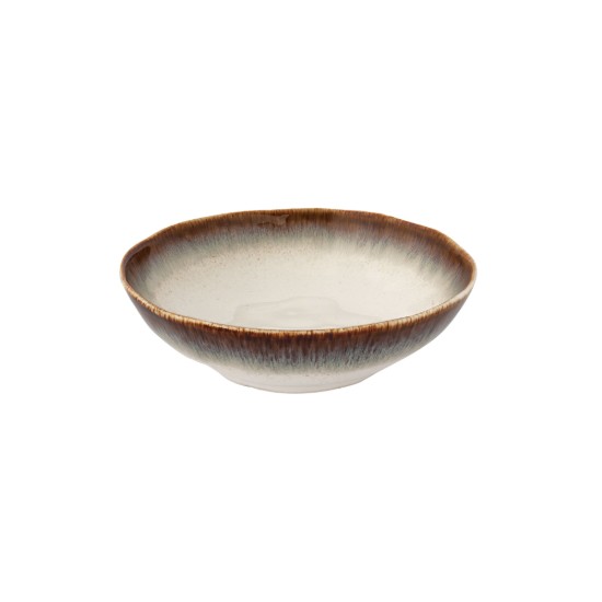Farfurie supa, portelan, 19 cm, "Nuances", Maro - Nuova R2S