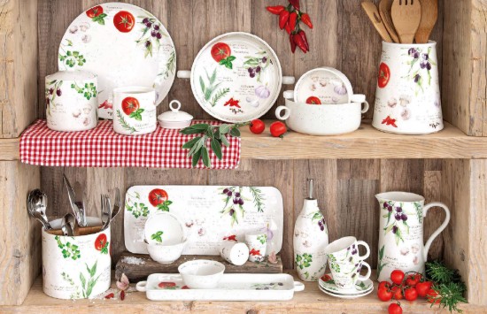 Recipient depozitare, portelan, 10,5cm, "HOME & KITCHEN" - Nuova R2S