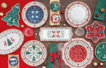 Tava servire, portelan, 35x15cm, "Christmas Folk" - Easy Life