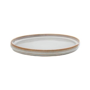 Farfurie ceramica, 26cm, "Domus", Beige - Nuova R2S