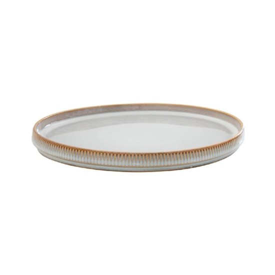 Farfurie ceramica, 26cm, "Domus", Beige - Nuova R2S