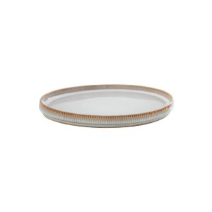 Farfurie ceramica, 21cm, "Domus", Beige - Nuova R2S