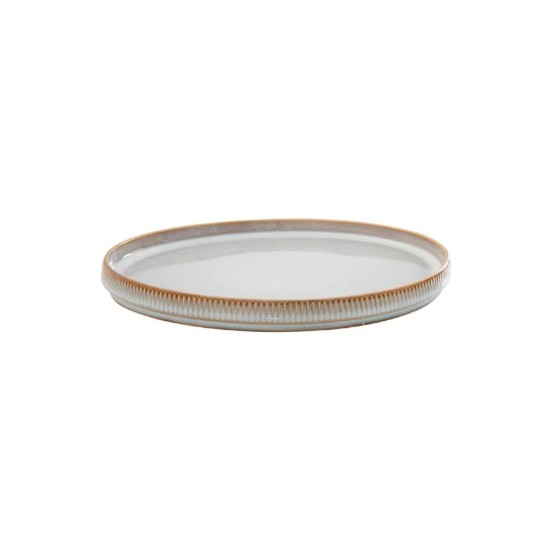 Farfurie ceramica, 21cm, "Domus", Beige - Nuova R2S