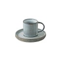 Ceasca cu farfurioara, ceramica, 100ml, 