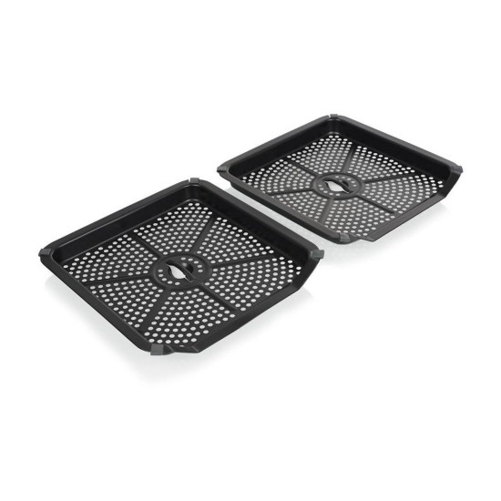 Friteuza dubla cu aer cald, 5,6+5,6 L, 3000W, Negru - Princess