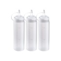 Set 3 sticle pentru sosuri, plastic, 240ml - Westmark
