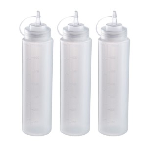 Set 3 sticle pentru sosuri, plastic, 700ml - Westmark