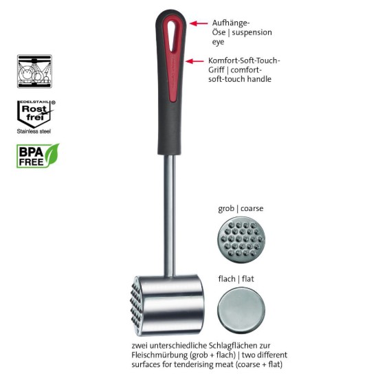 Ciocan pentru carne, inox, "Gallant" - Westmark