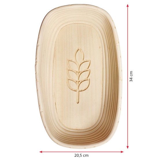 Cos oval pentru dospire aluat, rachita, 34 x 20,5 cm - Westmark