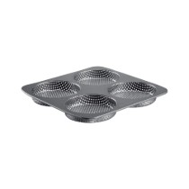 Tava perforata pentru 4 chifle burger, otel, 28x28cm - Westmark