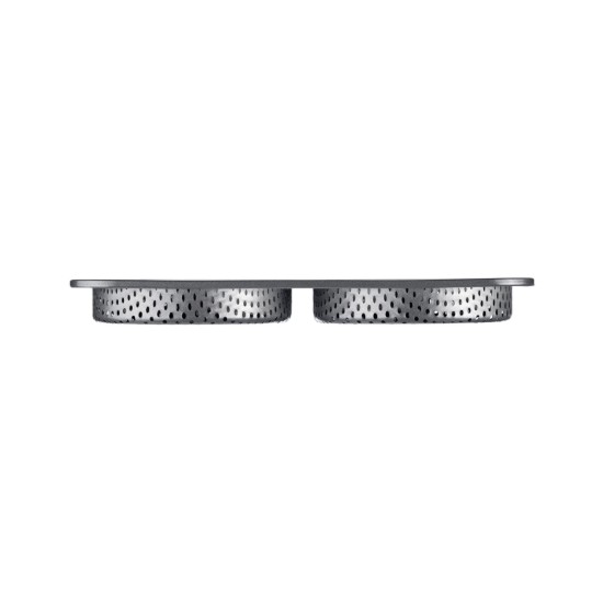 Tava perforata pentru 4 chifle burger, otel, 28x28cm - Westmark