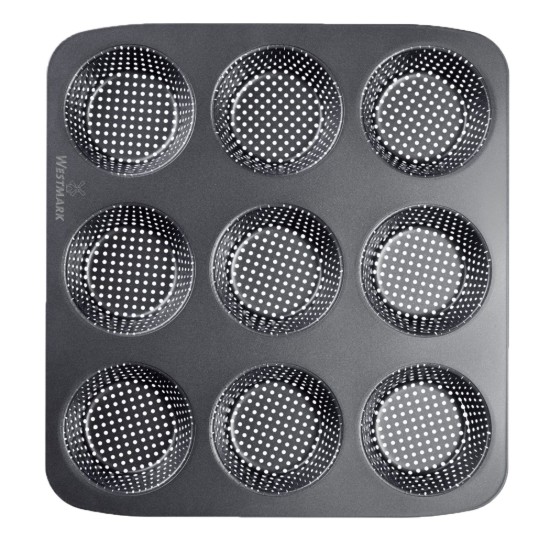 Tava perforata pentru 9 chifle, otel, 32x30cm - Westmark