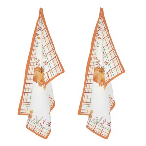 Set 2 prosoape de bucatarie, bumbac, 70 x 50 cm, "Harvest - Nuova R2S