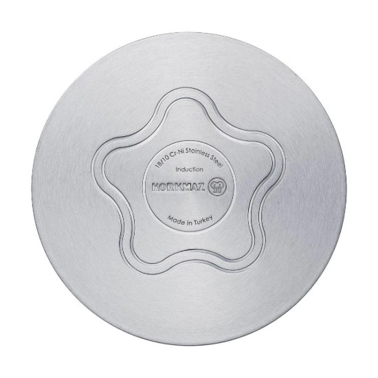 Tigaie saute, 3-Ply, inox, 20cm/2L, "Proline" - Korkmaz
