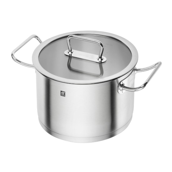 Oala inox, cu capac, 24cm/6,2L, "ZWILLING Pro" - Zwilling