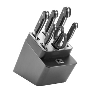 Set cutite 7 piese, cu modul ascutire integrat, "ZWILLING Pro", Ash - Zwilling