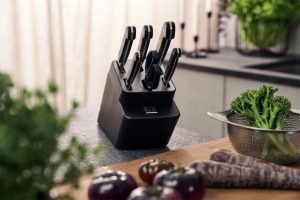 Set cutite 7 piese, cu modul ascutire integrat, "ZWILLING Pro", Ash - Zwilling