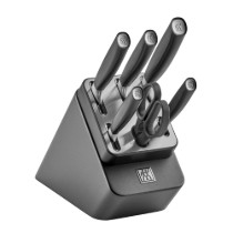 Set cutite 7 piese, cu modul ascutire integrat, "All Star", Ash - Zwilling