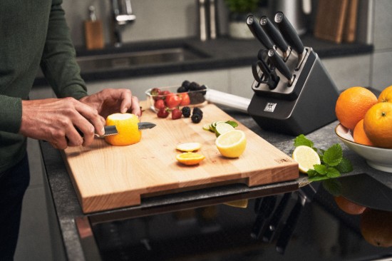 Set cutite 7 piese, cu modul ascutire integrat, "All Star", Ash - Zwilling