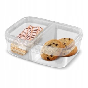 Caserola compartimentata, plastic, 1,8L, "Snap Box" - Curver