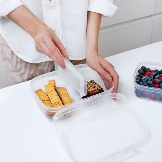 Caserola compartimentata, plastic, 1,8L, "Snap Box" - Curver