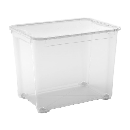 Cutie depozitare cu capac, plastic, 70L, "T Box" - Curver