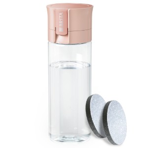 Sticla filtranta BRITA Vital 600 ml (Apricot) + 2 filtre MicroDisc