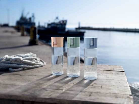 Sticla filtranta BRITA Vital 600 ml (Apricot) + 2 filtre MicroDisc