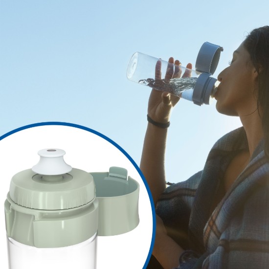 Sticla filtranta BRITA Vital 600 ml (Lightgreen) + 2 filtre MicroDisc