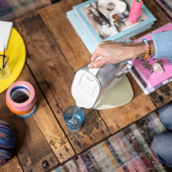 Cana filtranta BRITA Style Essential 2,4 L + 2 filtre Maxtra Pro (White)