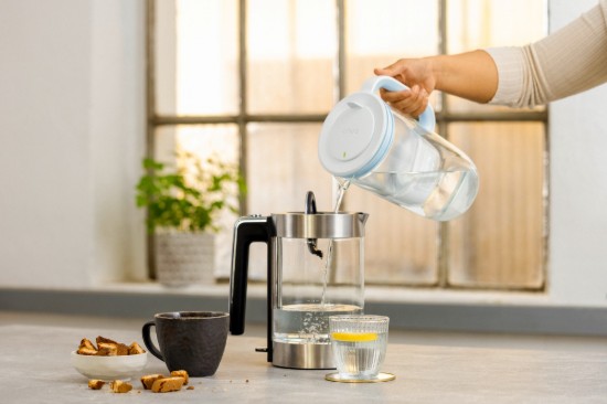 Cana filtranta din sticla, BRITA MAXTRA (Light Blue), 1 x filtru Pure Performance