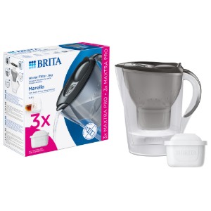 Starter pack BRITA MAXTRA Marella 2,4 L (grey) + 3 x filtre Pure Performance