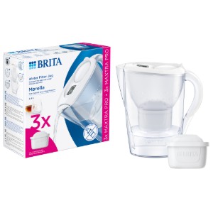 Starter pack BRITA Marella 2,4 L + 3 filtre Maxtra PRO (white)