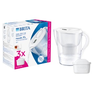 Cana filtranta BRITA MAXTRA Marella XL 3,5 L (white) + 3 x filtru Pure Performance