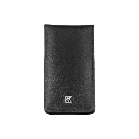 Set 4 piese inox, toc piele, Negru - Zwilling Classic Inox