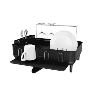 Scurgator vase, inox, 56,6x51,4x29,2 cm, Matte Black - simplehuman