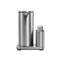 Dozator cu senzor si suport pentru burete, 414 ml, inox, Brushed - simplehuman