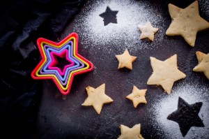 Set 5 forme prajituri, forma stea, plastic - Colourworks