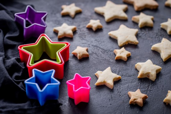 Set 5 forme prajituri, forma stea, plastic - Colourworks