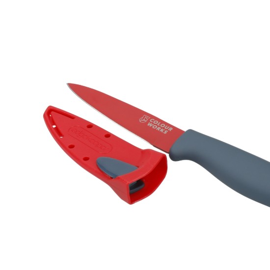 Cutit pentru decojit 9,5 cm, Rosu - Colourworks
